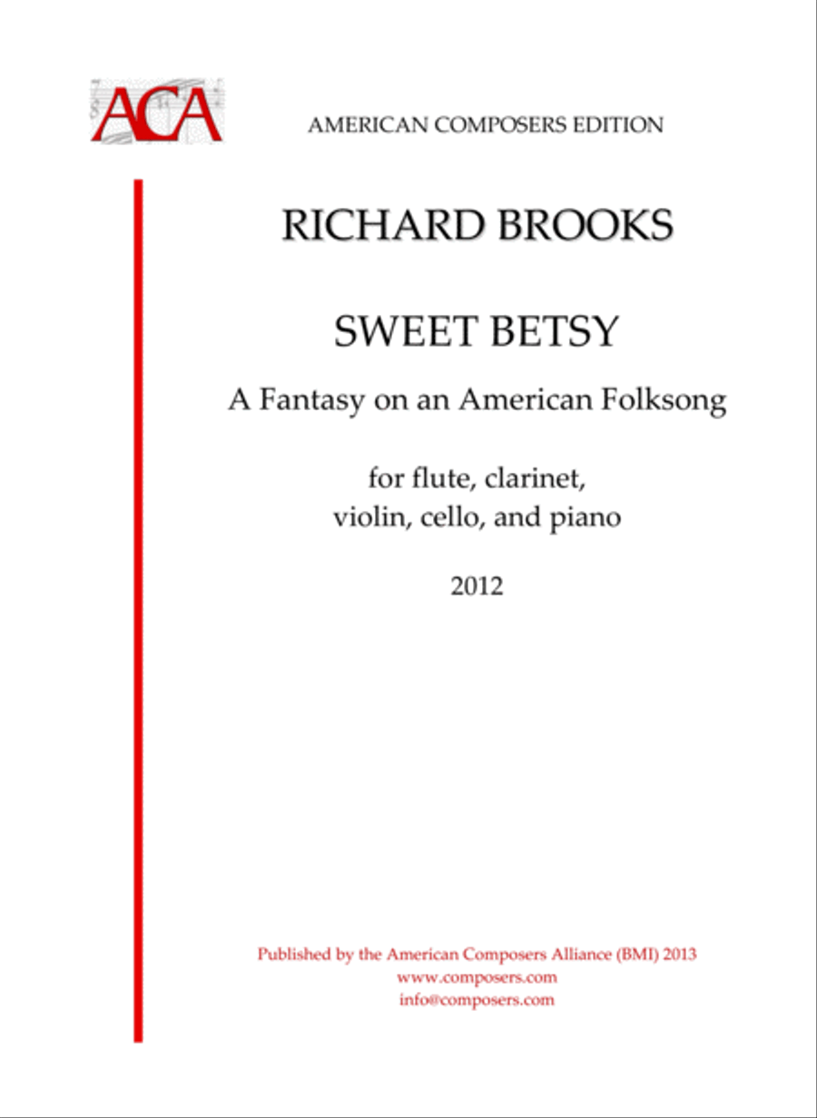 [Brooks] Sweet Betsy Small Ensemble scores gallery preview page 1
