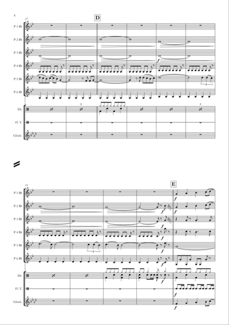 I Was Made For Lovin' You Concert Band scores gallery preview page 4