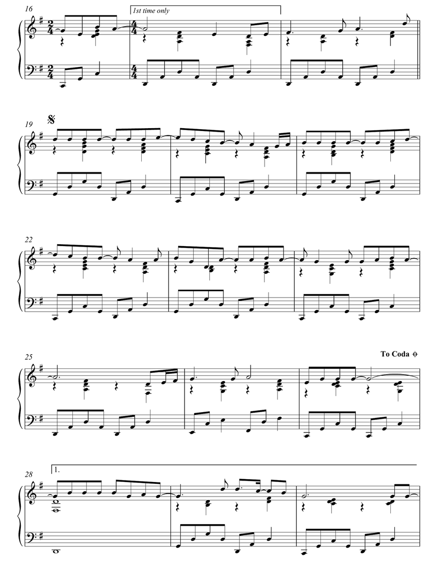 When You Say Nothing At All Piano Solo scores gallery preview page 2