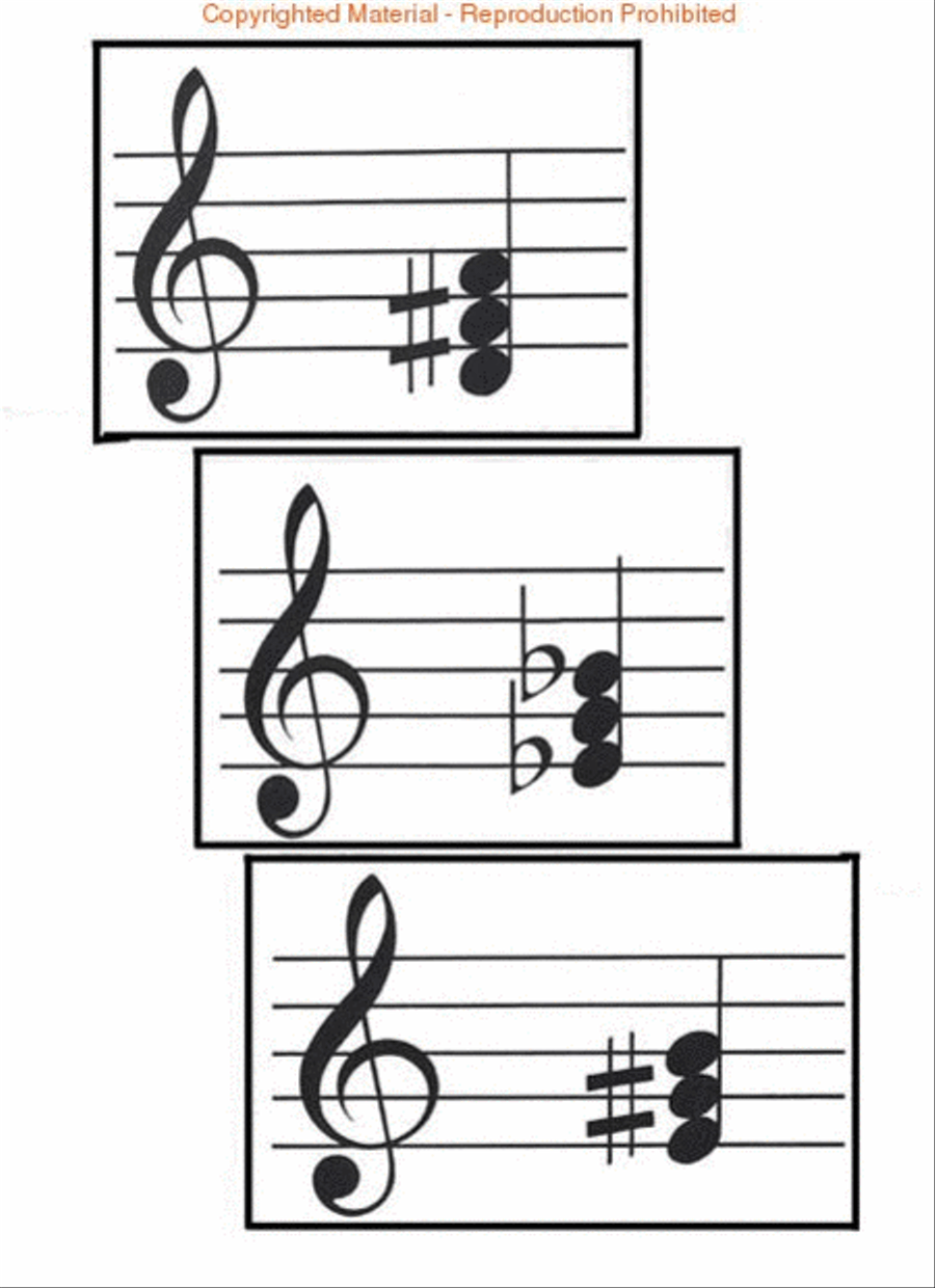 Flash Cards, Major Triads