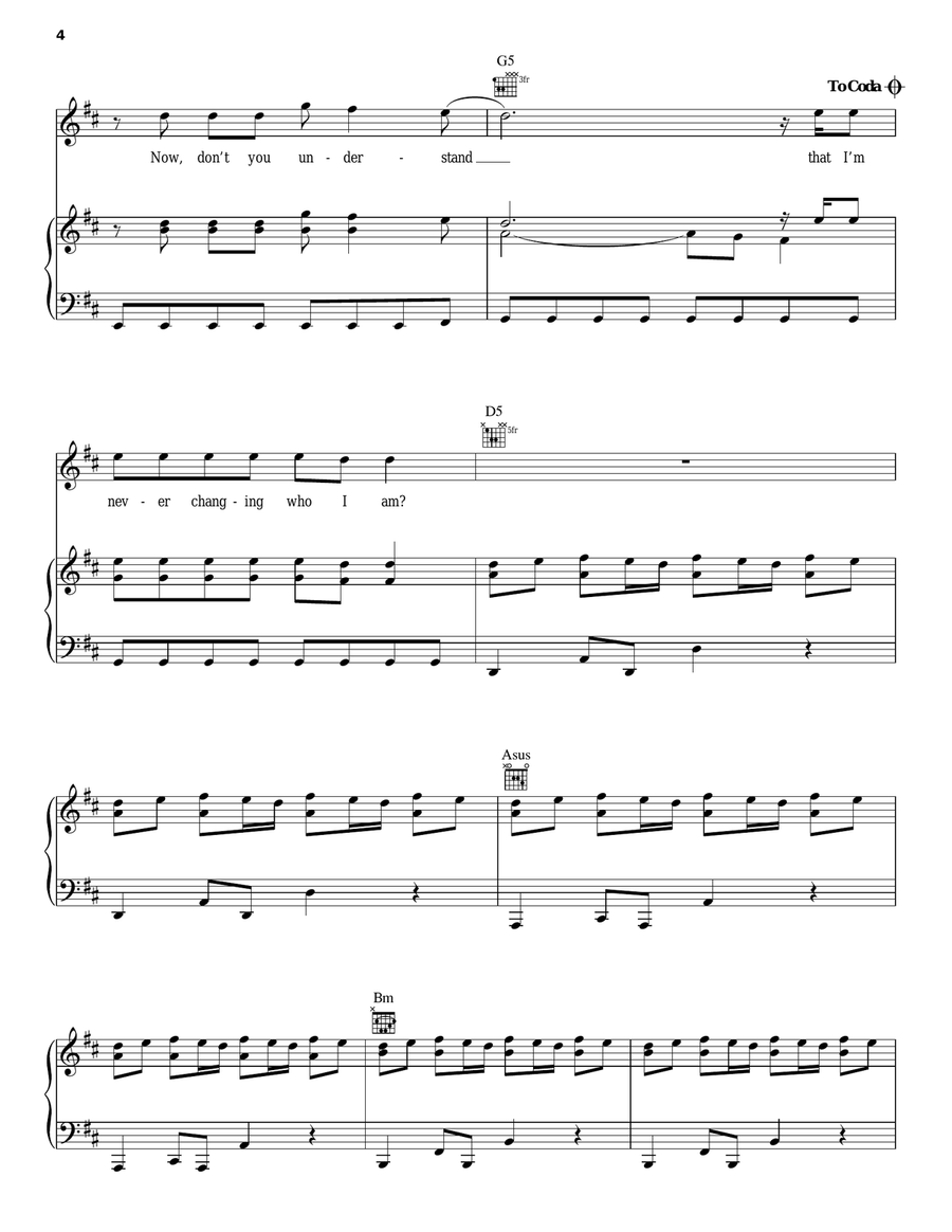 It's Time Piano, Vocal, Guitar scores gallery preview page 4