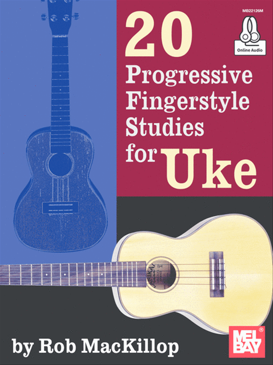 20 Progressive Fingerstyle Studies for Uke Ukulele scores gallery preview page 1