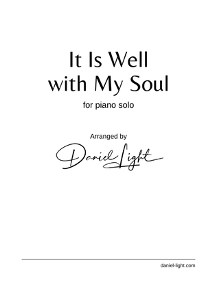 It Is Well with My Soul (Intermediate Piano Solo)