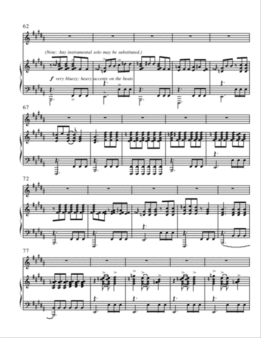We've All Got To Live In This World ... Voice scores gallery preview page 3