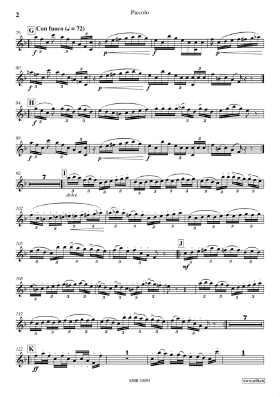 Concertino F Minor Concertino F Minor Piccolo scores gallery preview page 3