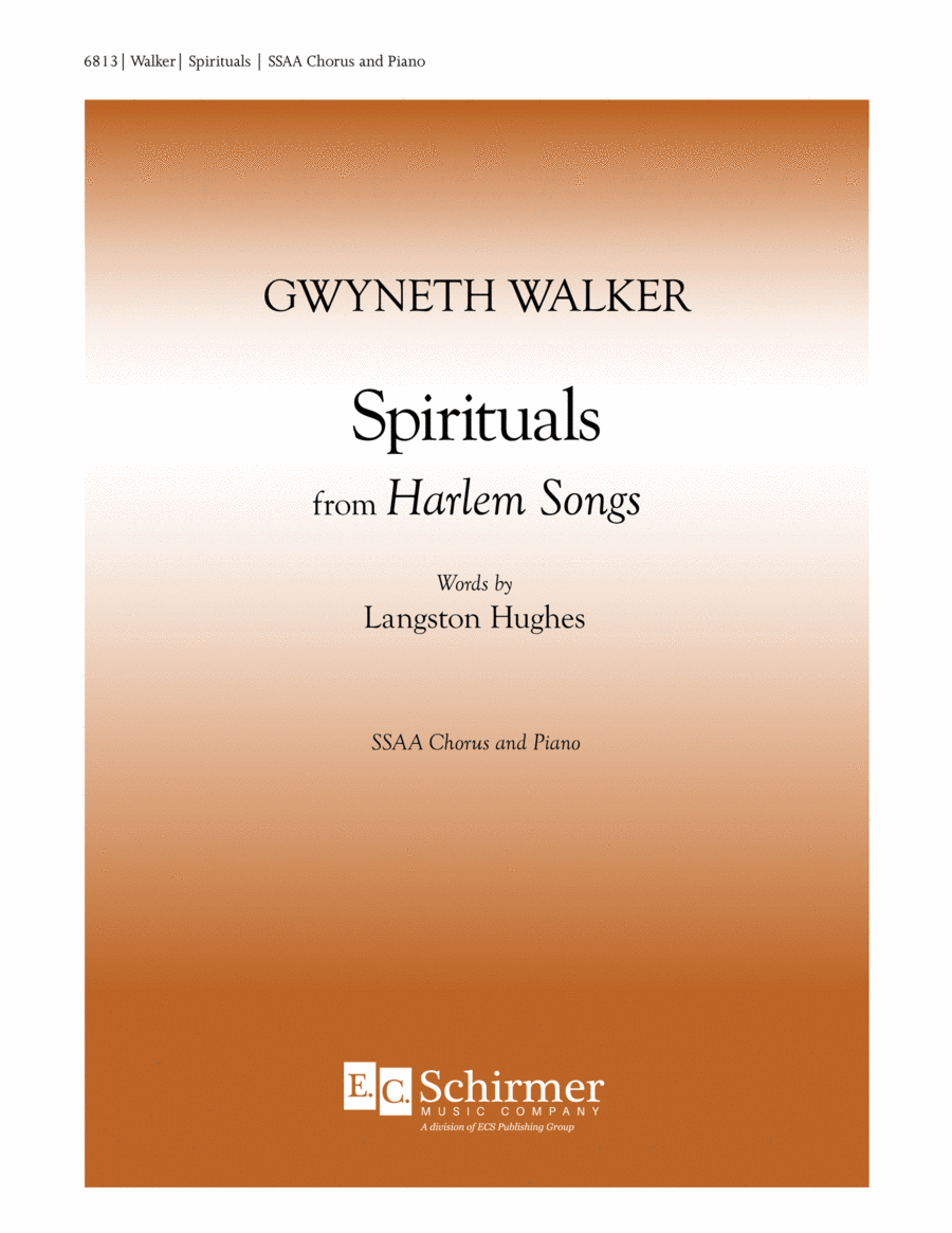 Spirituals from Harlem Songs SSAA scores gallery preview page 1