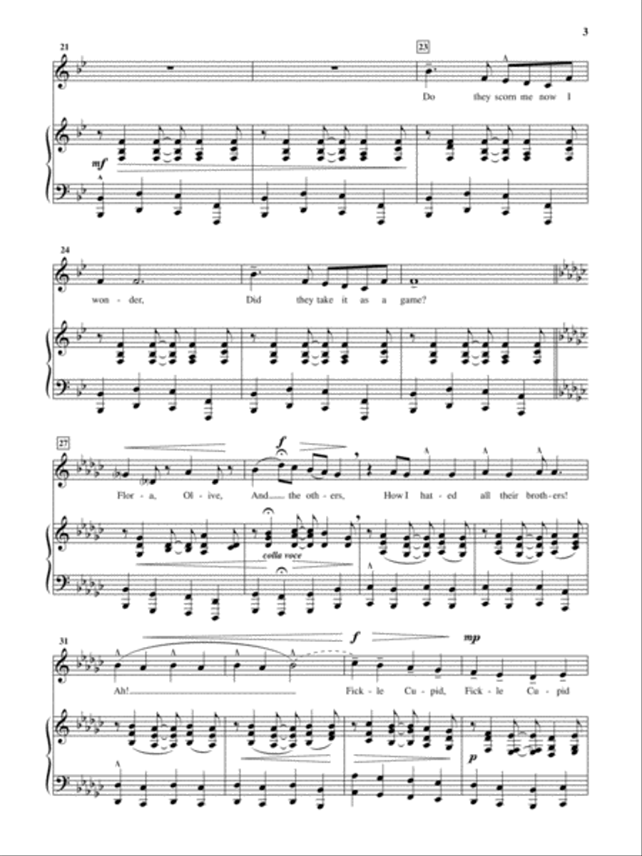 When I Think upon the Maidens [Low Voice] Low Voice scores gallery preview page 3