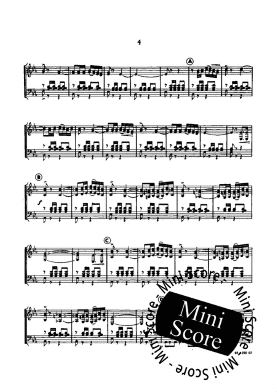 Kleine Suite Fanfare Band scores gallery preview page 8