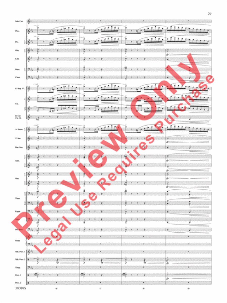 Napoli Napoli Concert Band scores gallery preview page 30