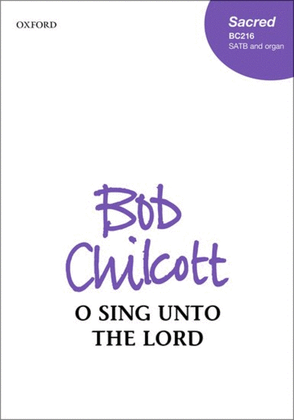 Book cover for O sing unto the Lord