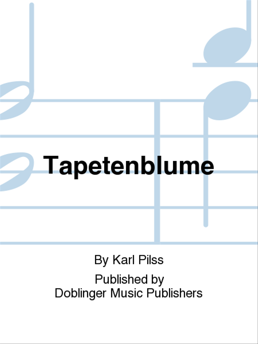 Tapetenblume Men's Choir scores gallery preview page 1