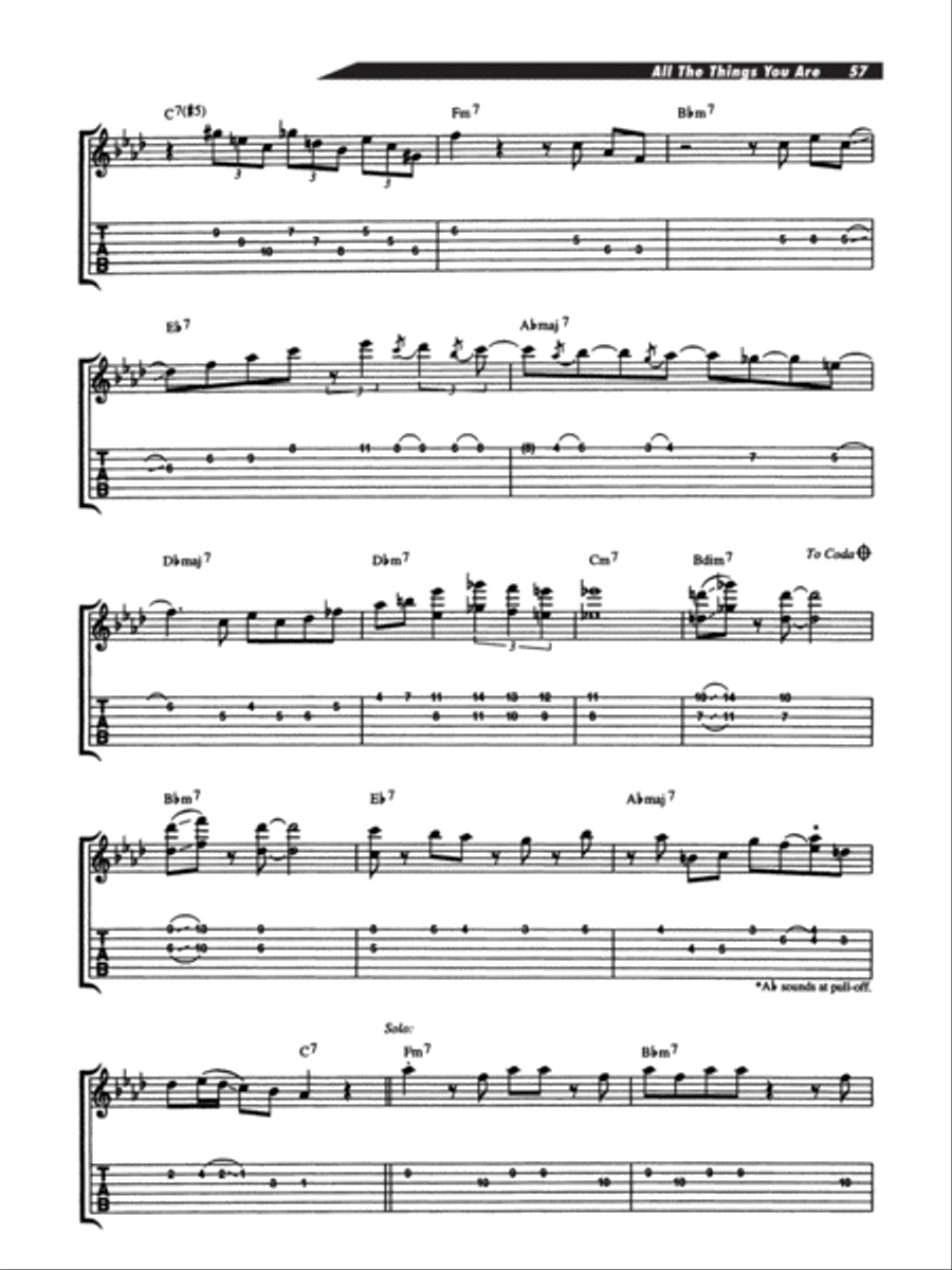 Joe Pass -- On Guitar Electric Guitar scores gallery preview page 58