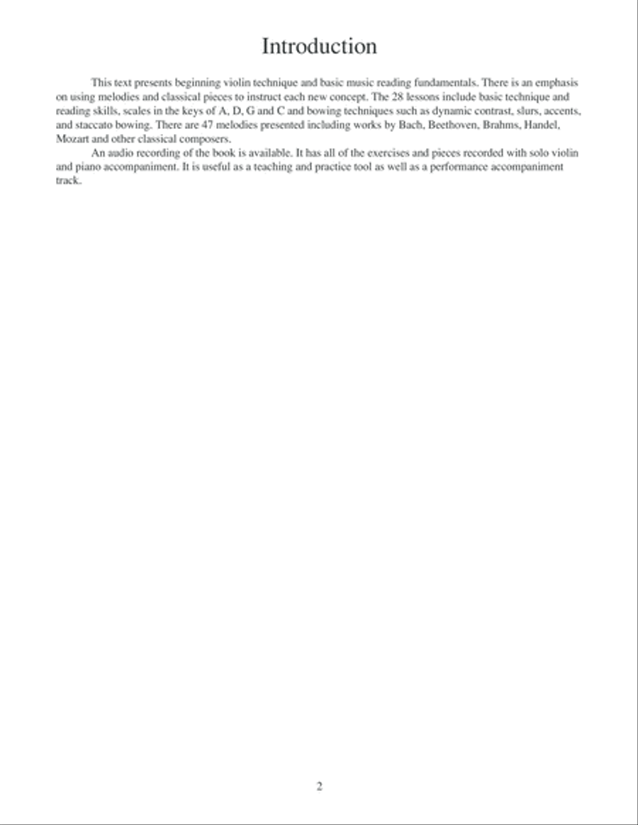 First Lessons Violin Violin Solo scores gallery preview page 3