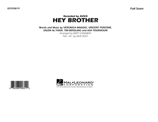 Book cover for Hey Brother - Conductor Score (Full Score)