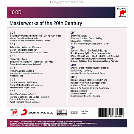 Masterworks of the 20th Century [Box Set]