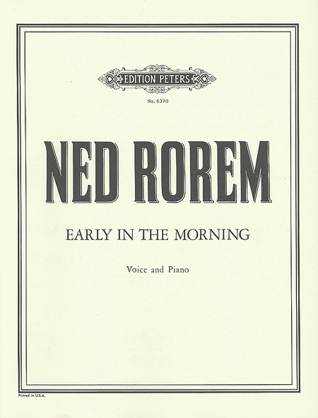 Ned Rorem: Early in the Morning
