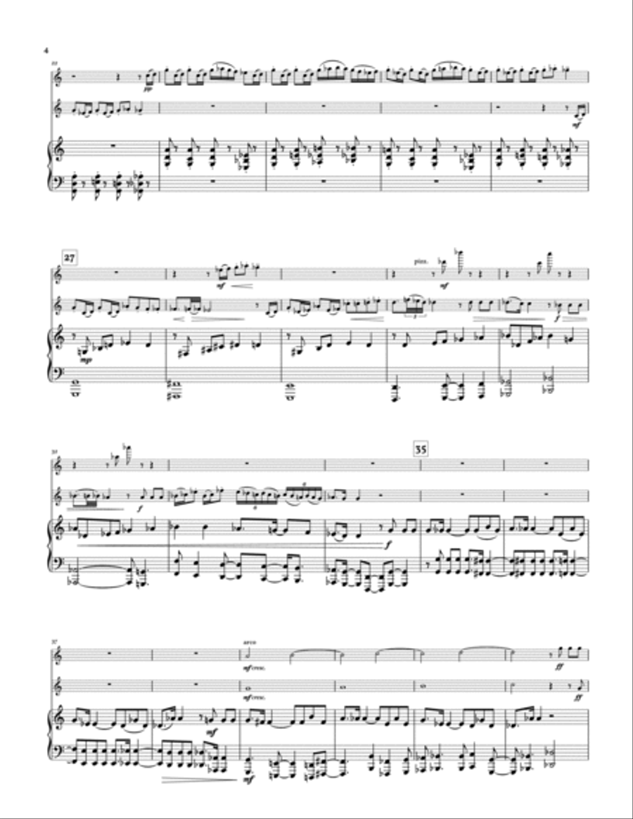and the Leaves of Falling Darkness Clarinet scores gallery preview page 6