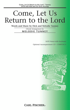 Book cover for Come, Let Us Return To the Lord