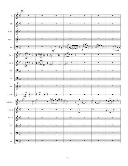 Concerto for Trumpet and Orchestra (score, piano reduction, solo trumpet parts) image number null