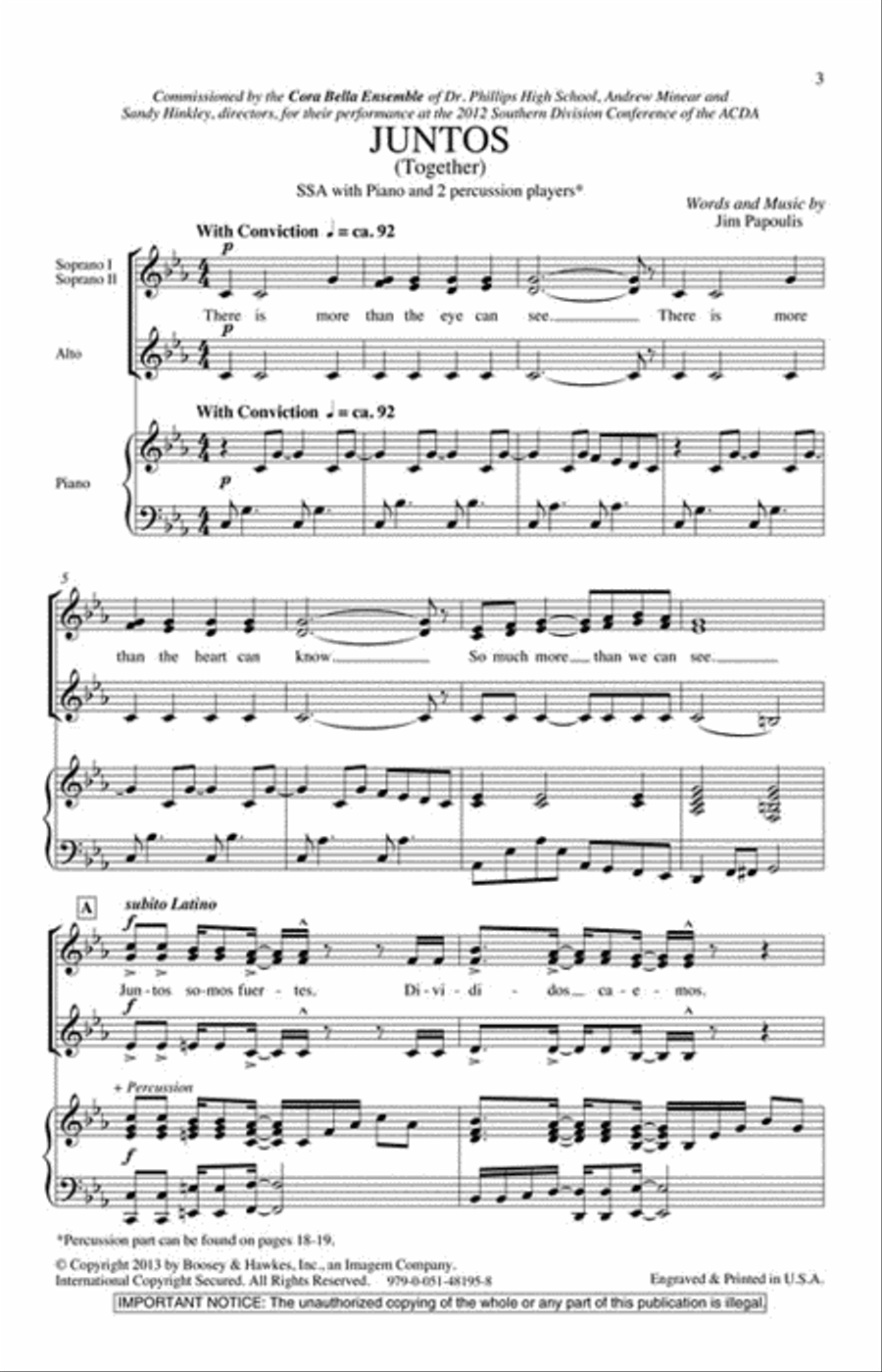 Juntos SSA scores gallery preview page 2