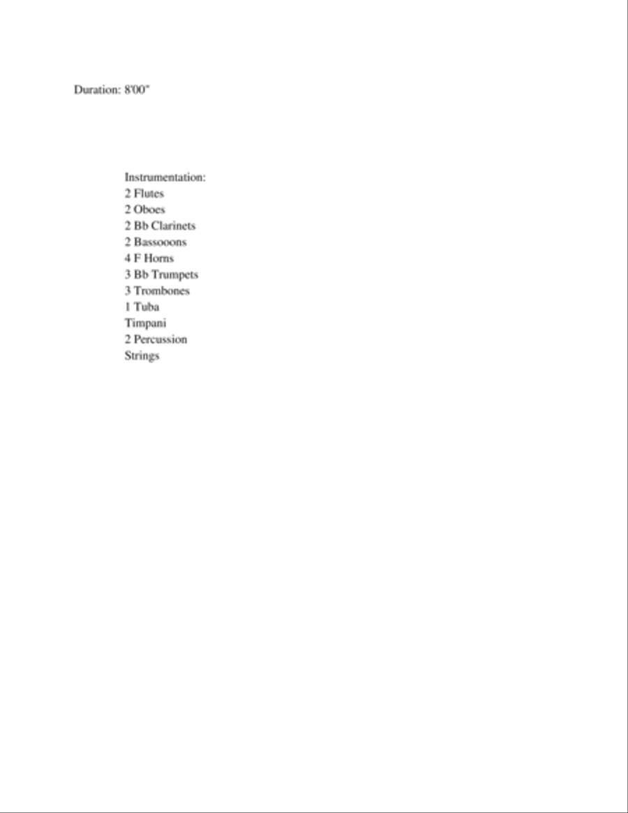 Seasons Turn (Andante from Symphony No. 1) Full Orchestra scores gallery preview page 2