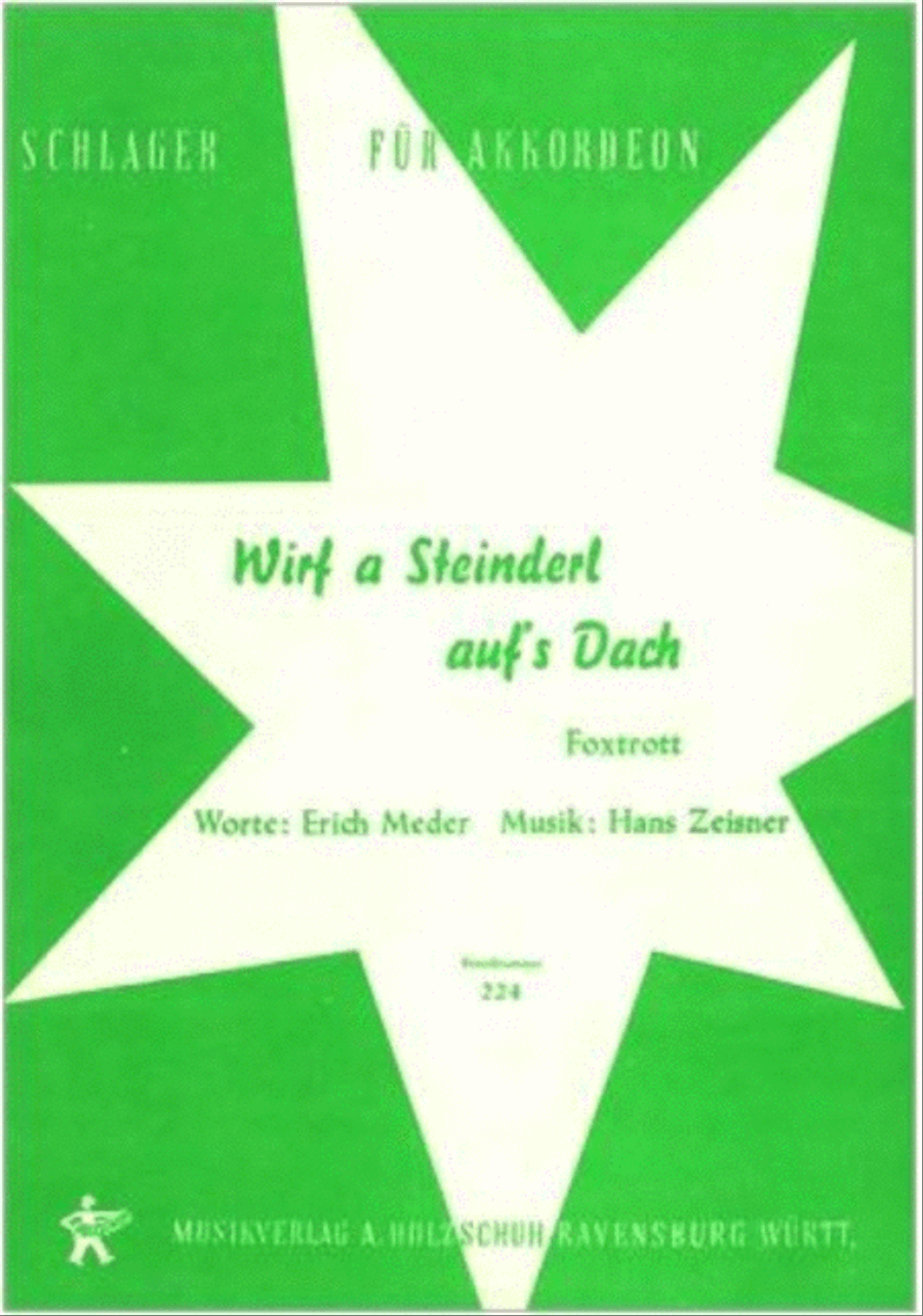 Wirf a Steinderl auf's Dach Accordion scores gallery preview page 1