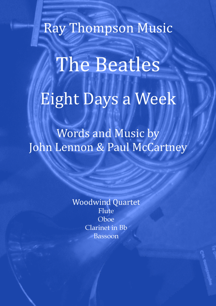 Eight Days A Week Woodwind Quartet scores gallery preview page 1