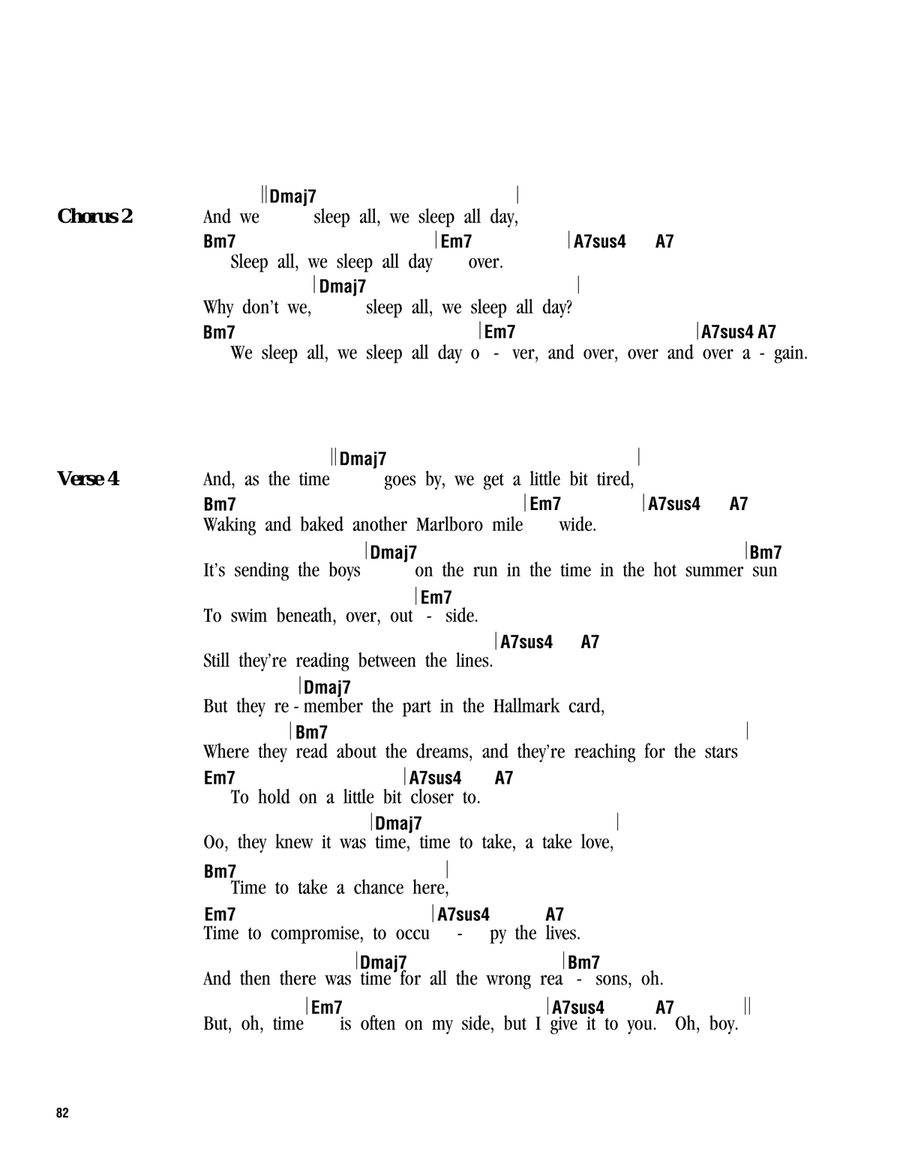 Sleep All Day Sleep All Day Acoustic Guitar scores gallery preview page 3