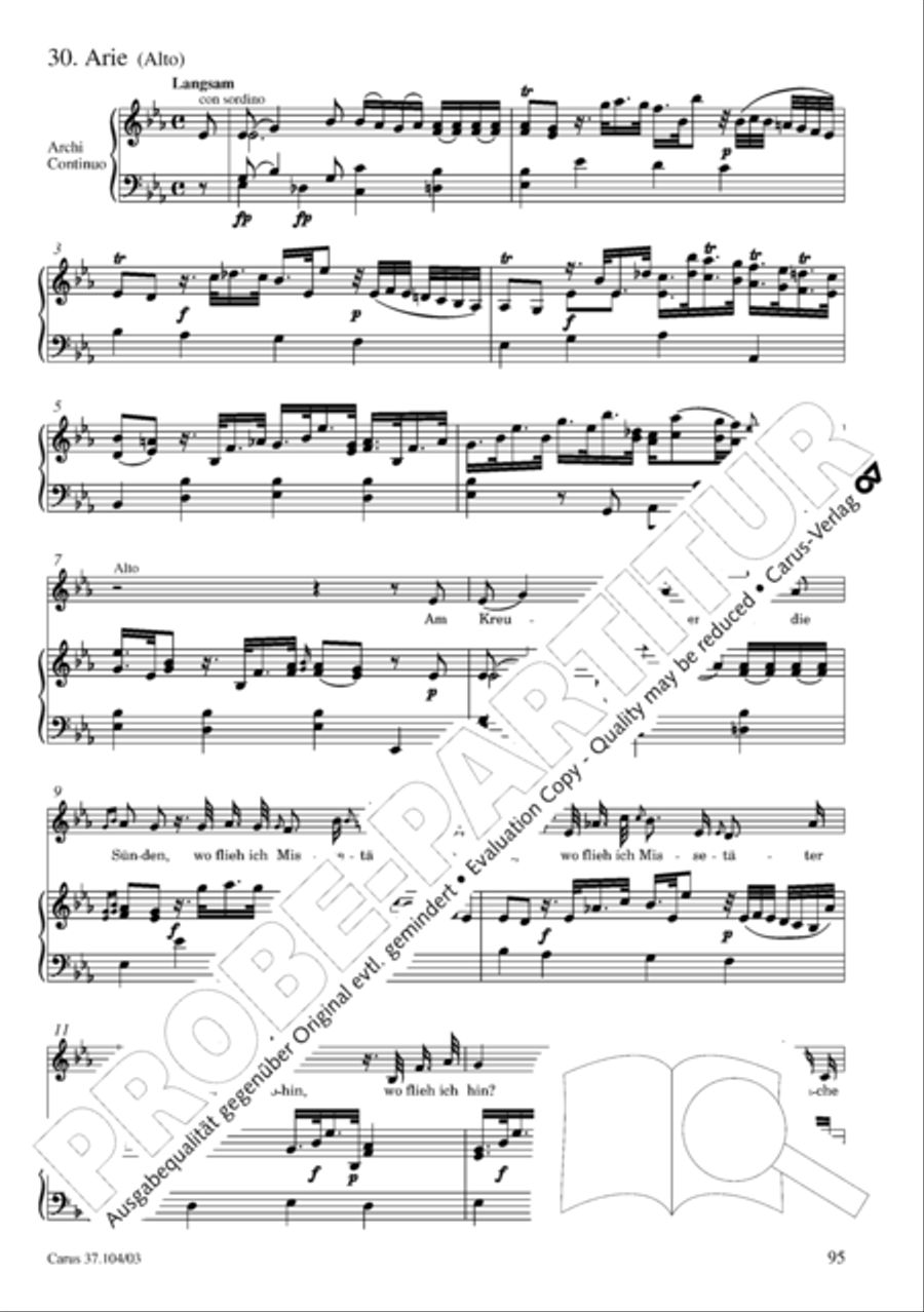 Ein Lammlein geht und tragt die Schuld 4-Part scores gallery preview page 96