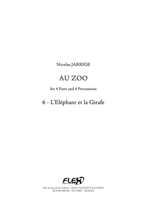 Book cover for Au Zoo - 6 - L'Elephant et la Girafe