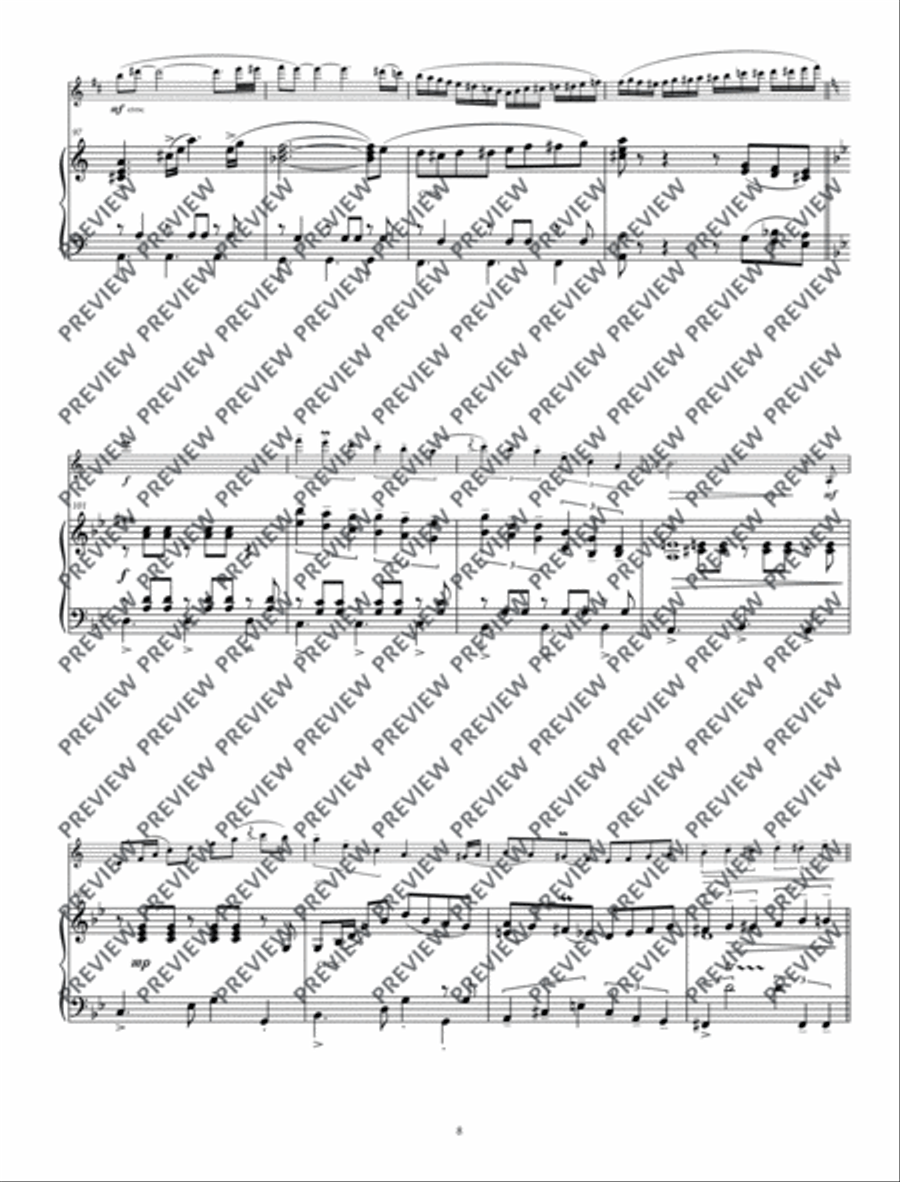 Concerto for Clarinets Clarinet Solo scores gallery preview page 9