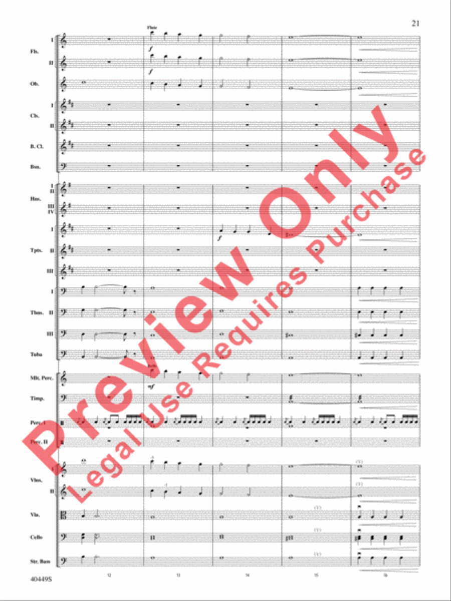 The Hobbit: An Unexpected Journey, Suite from Full Orchestra scores gallery preview page 54