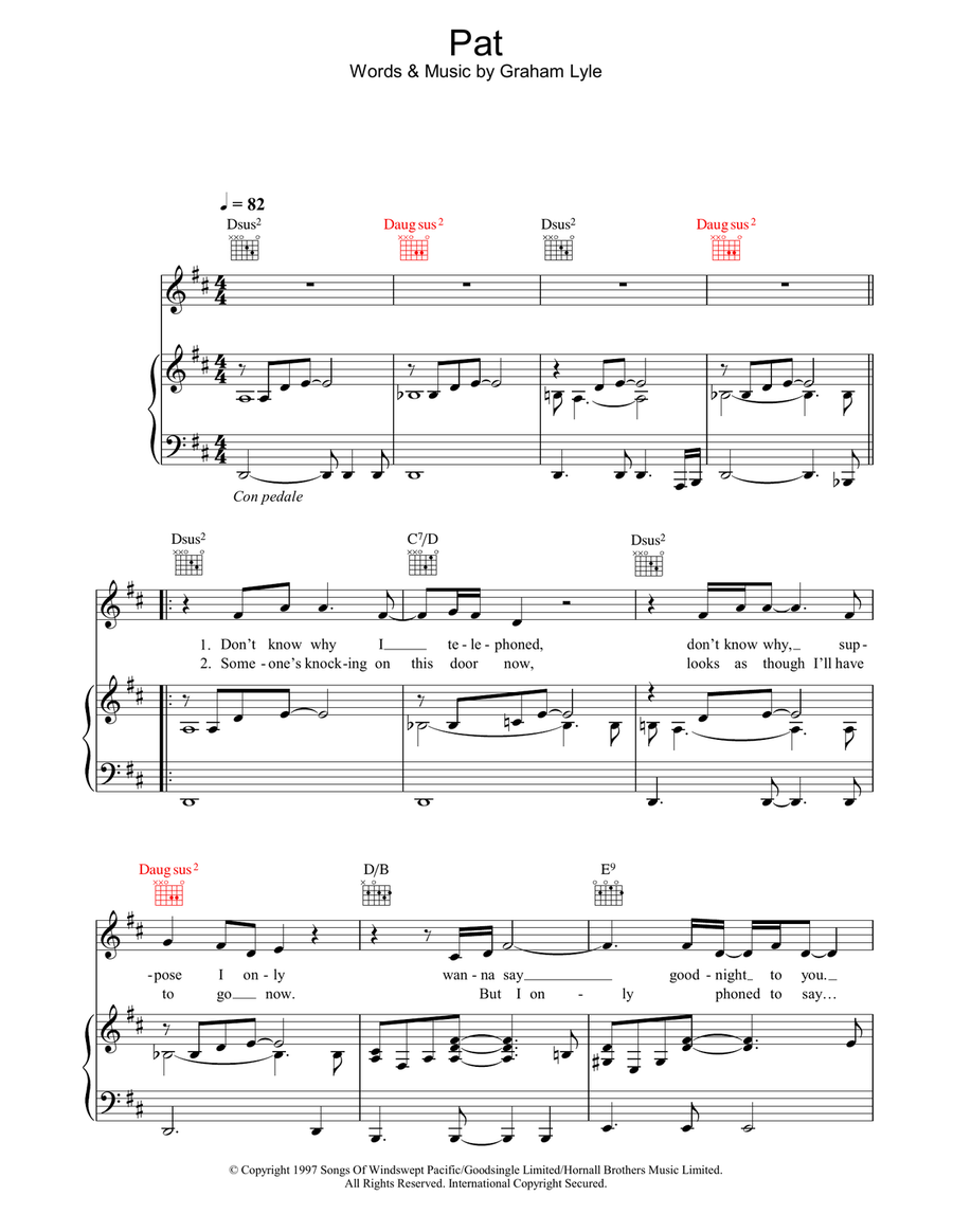 Pat Acoustic Guitar scores gallery preview page 1