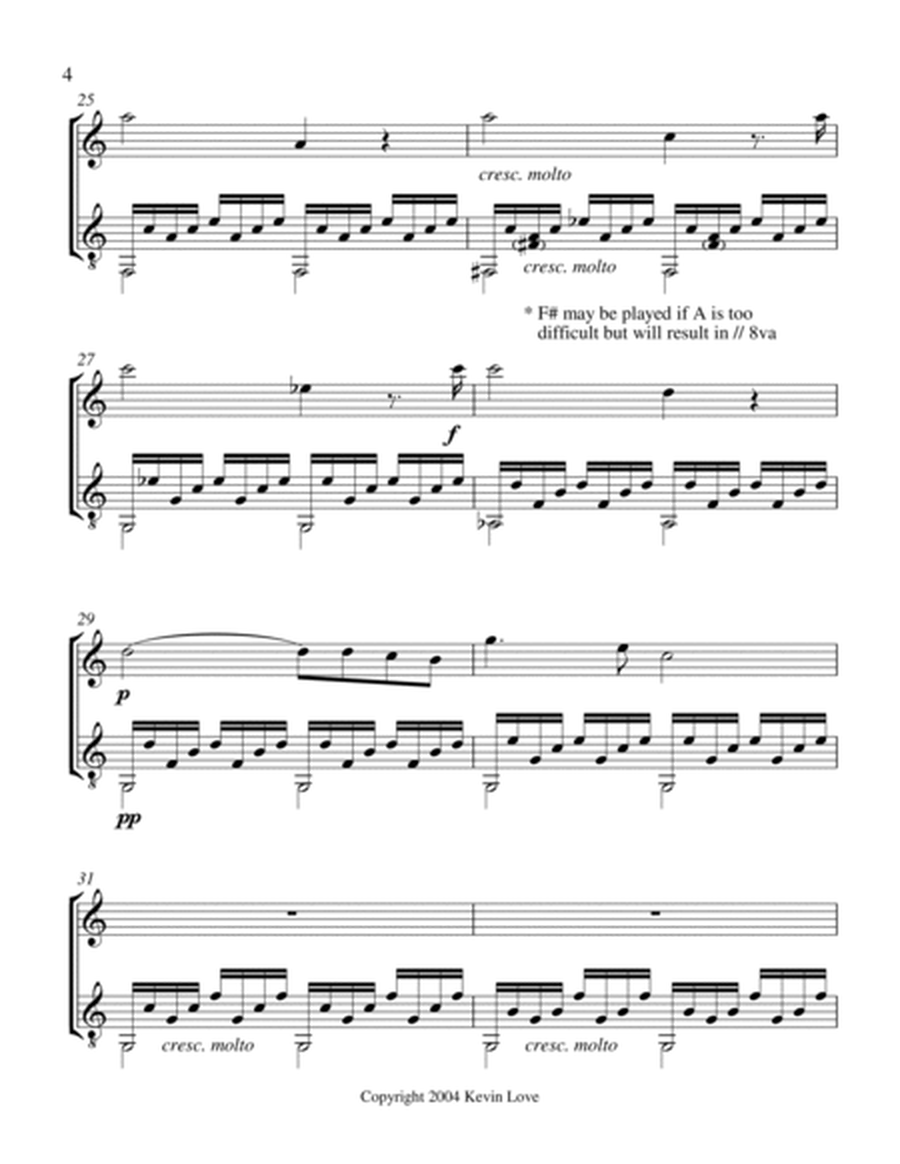 Ave Maria (Flute and Guitar) - Score and Parts image number null