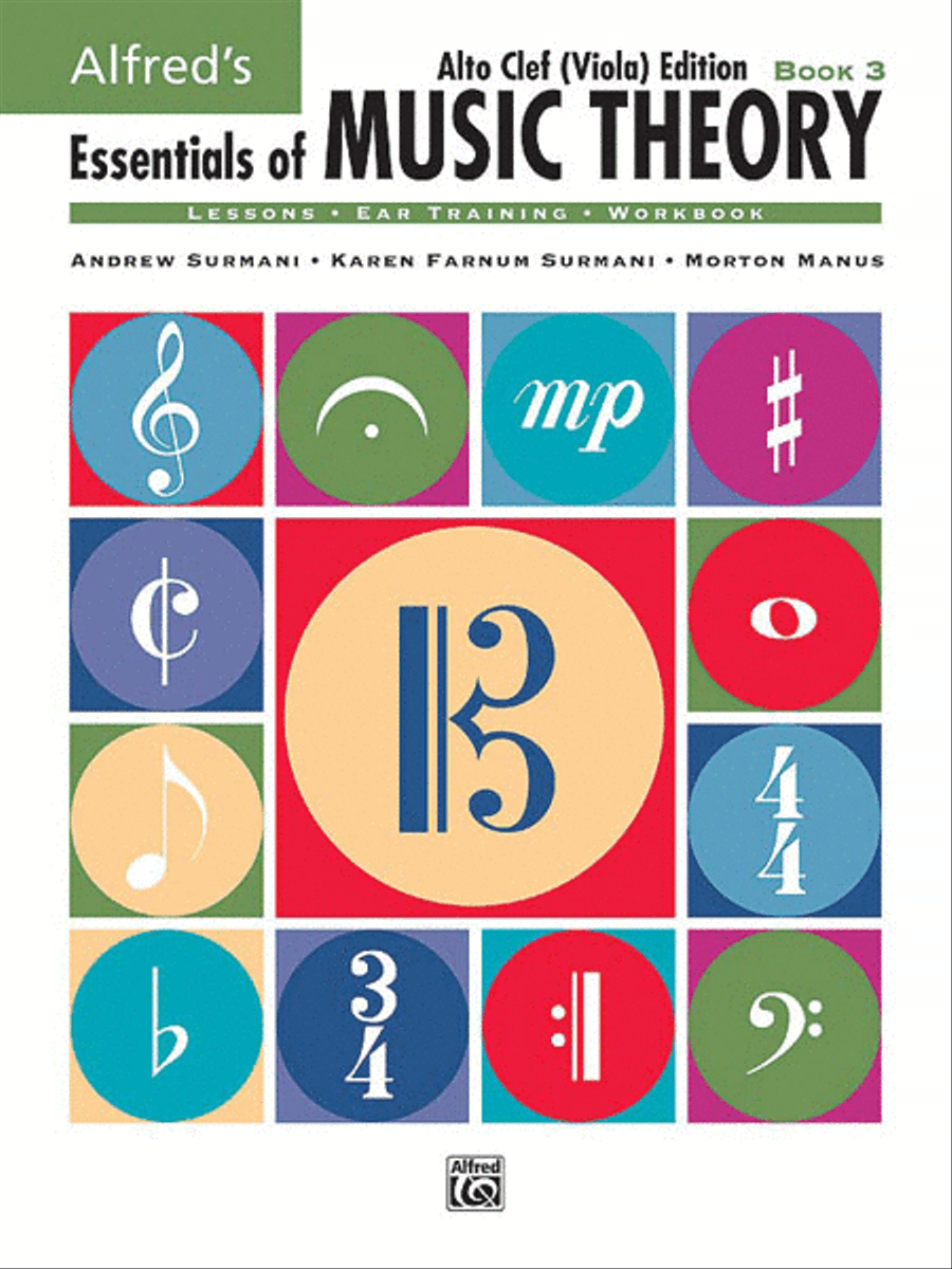 Alfred's Essentials of Music Theory, Book 3 by Andrew Surmani Viola - Sheet Music