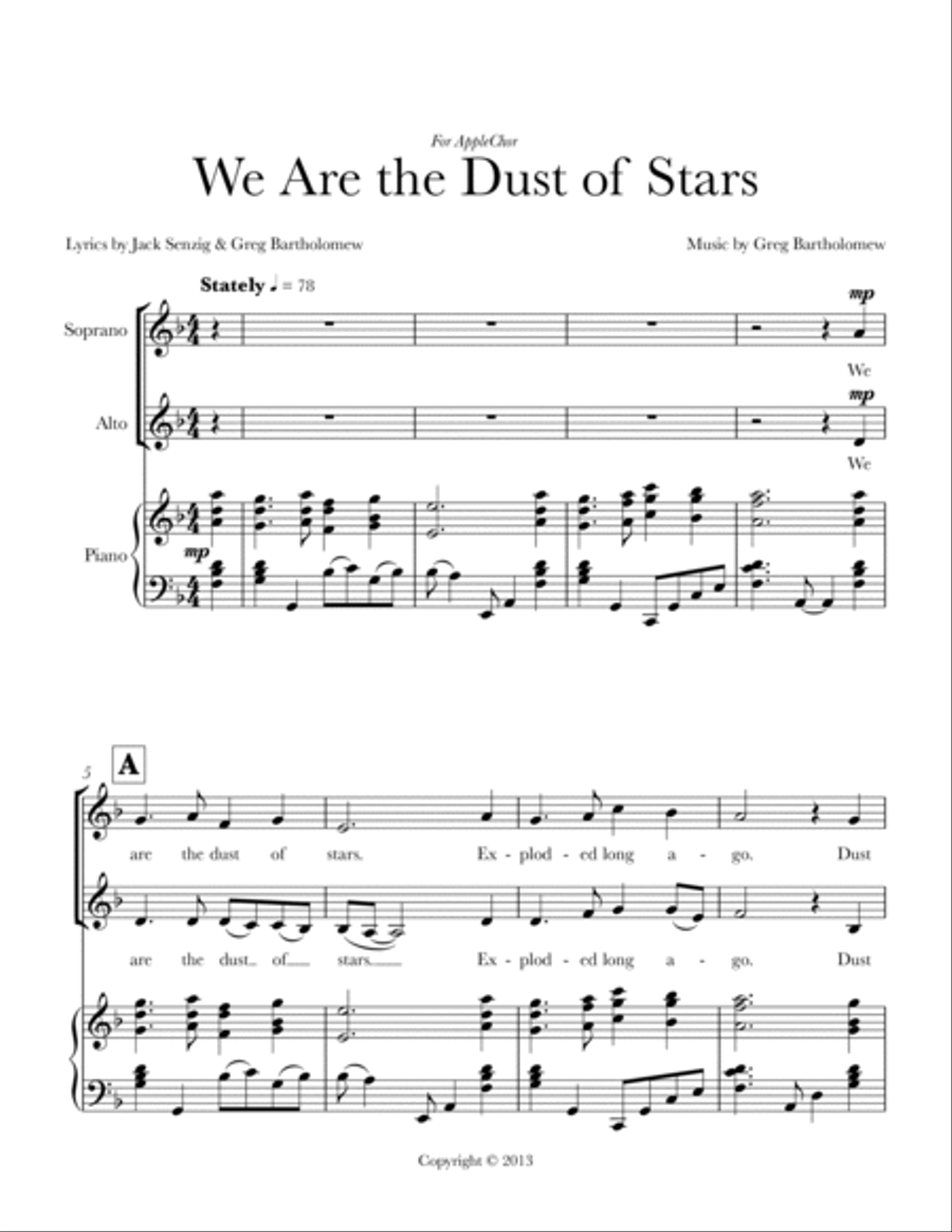 We Are the Dust of Stars SA scores gallery preview page 3