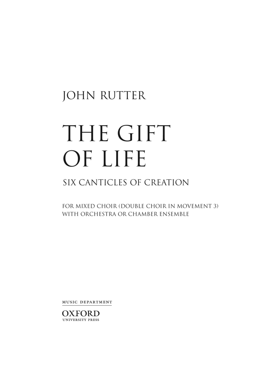 Book cover for The Gift of Life