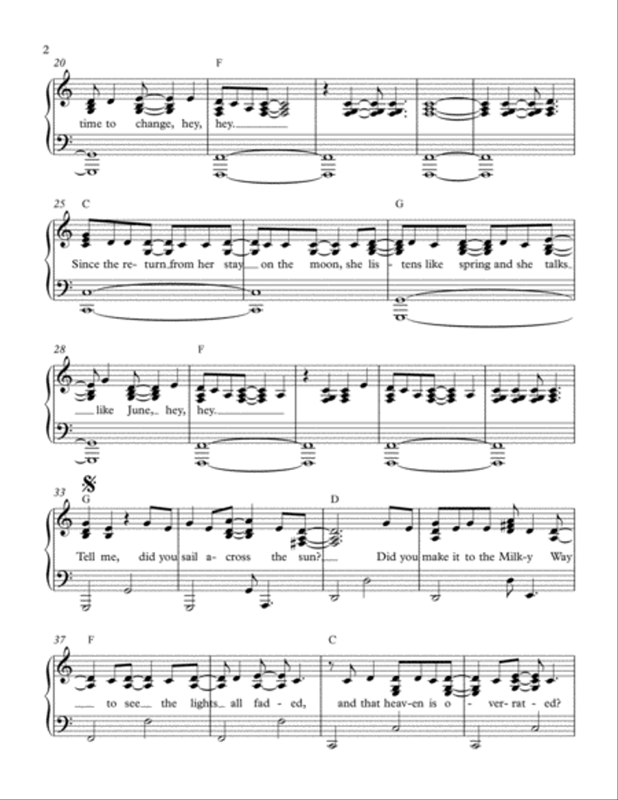Drops Of Jupiter (Tell Me) Voice scores gallery preview page 2