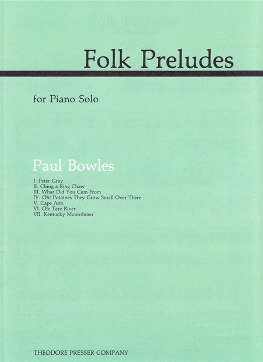 Folk Preludes Chamber Music scores gallery preview page 1