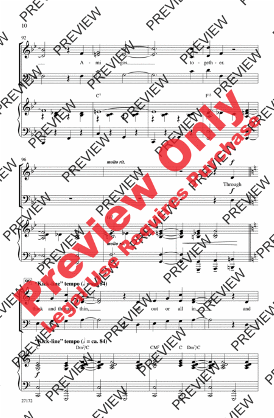 Together Wherever We Go 3-Part scores gallery preview page 10