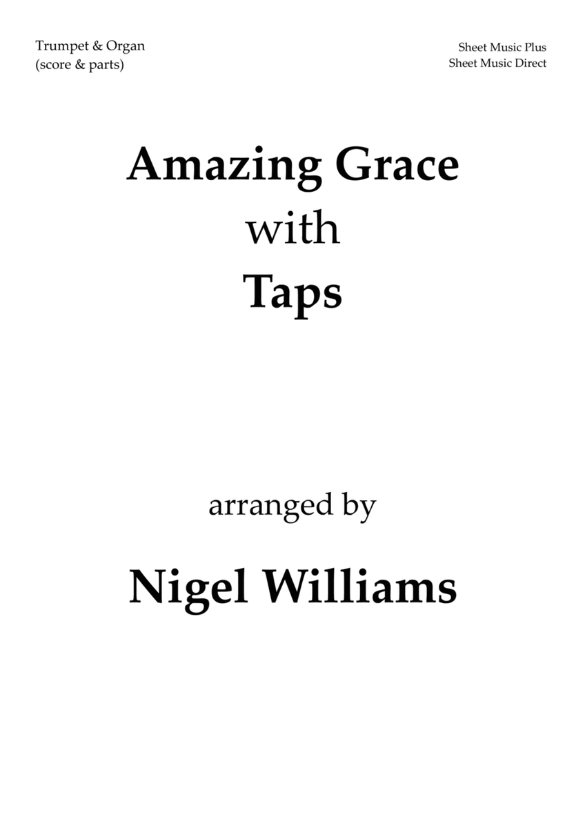 Amazing Grace with Taps, for Trumpet and Organ image number null