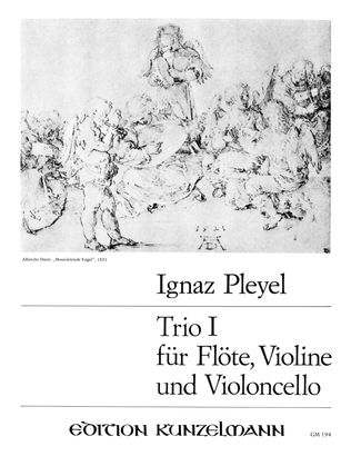 Book cover for Trio no. 1 for flute, violin and cello