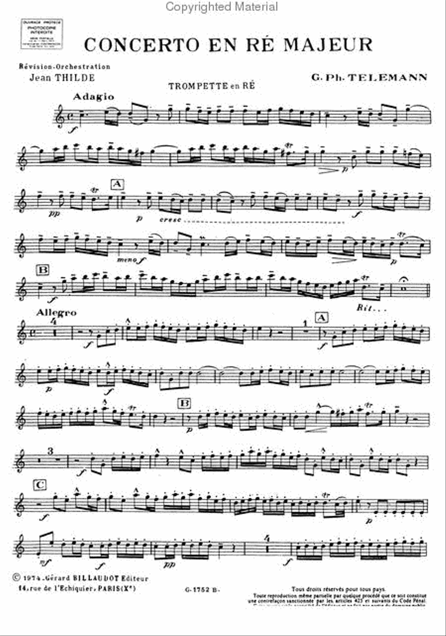 Concerto in D Chamber Music scores gallery preview page 2