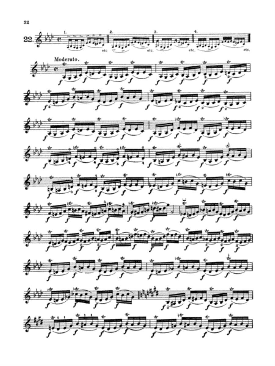 Kreutzer: Forty-Two Studies or Caprices Part scores gallery preview page 1