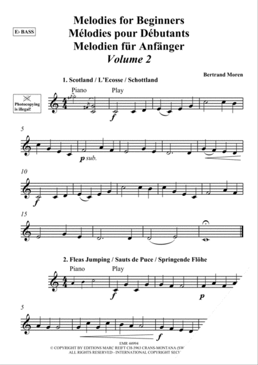 Melodies for Beginners Volume 2 Piano Accompaniment scores gallery preview page 5