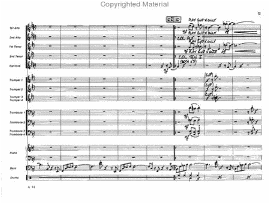 Storm Warning Storm Warning Jazz Ensemble scores gallery preview page 14