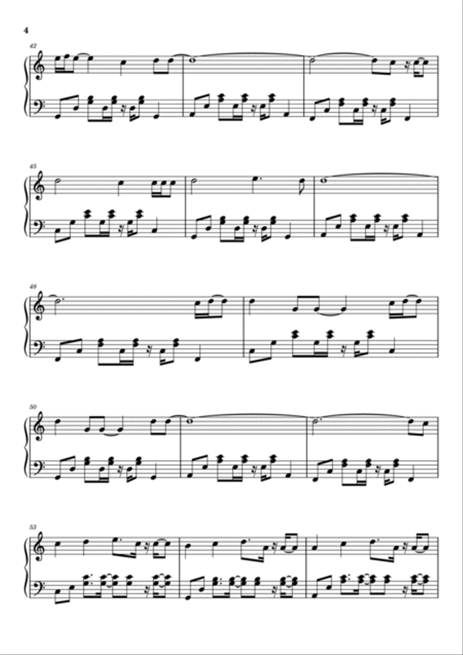 Girls Like You Piano Solo scores gallery preview page 4