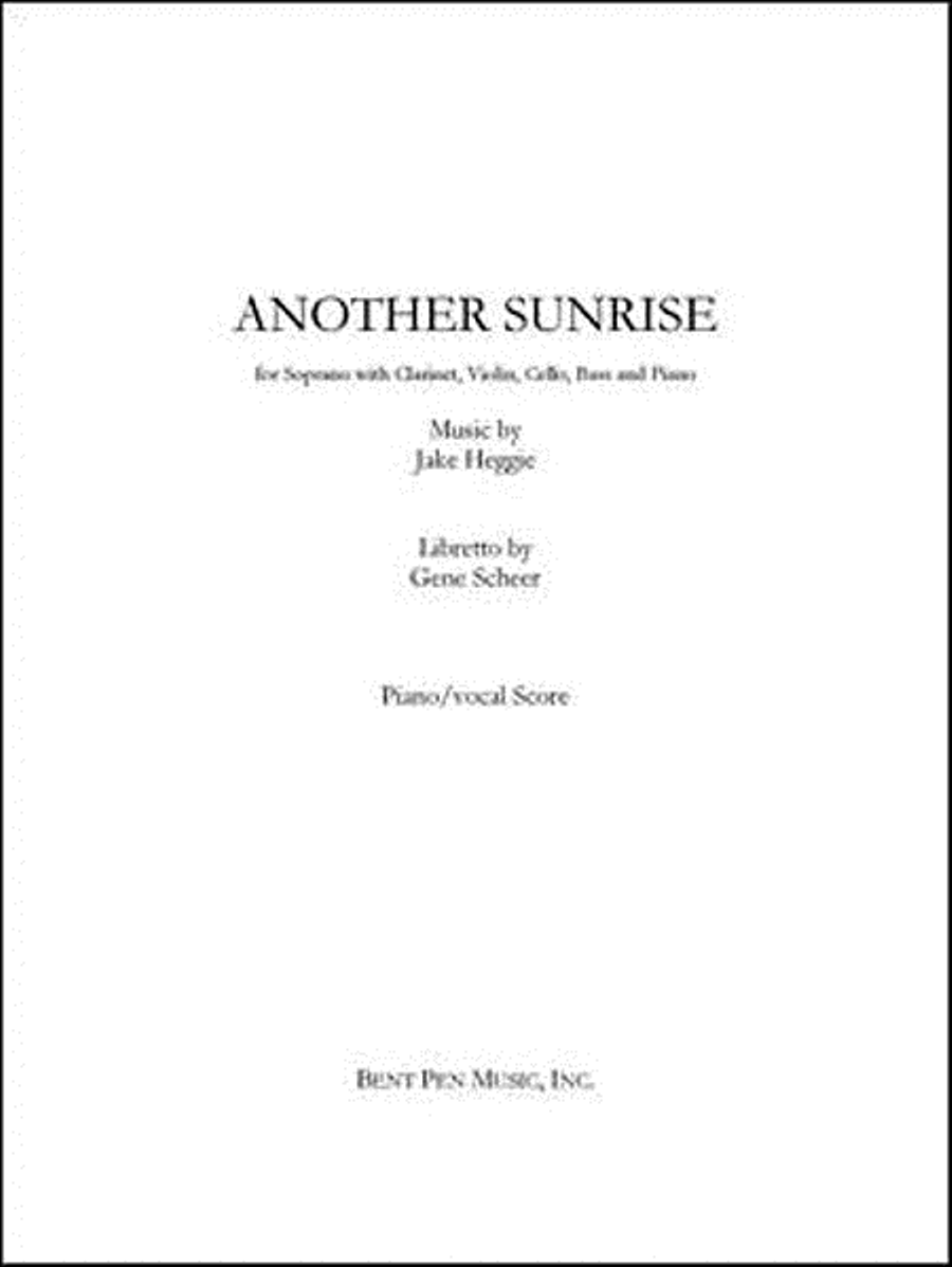 Another Sunrise Piano, Vocal scores gallery preview page 1