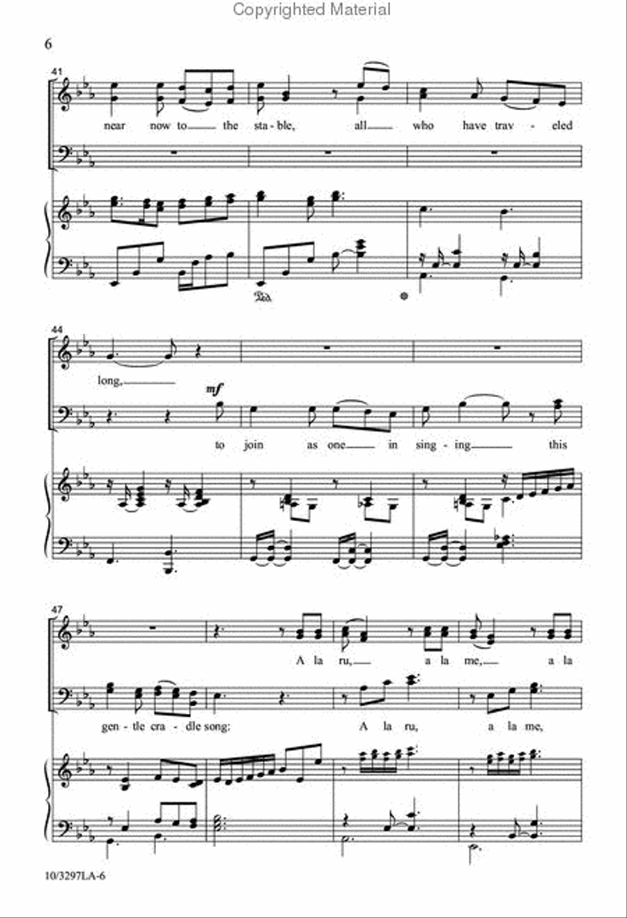 A La Ru A La Ru 4-Part scores gallery preview page 6