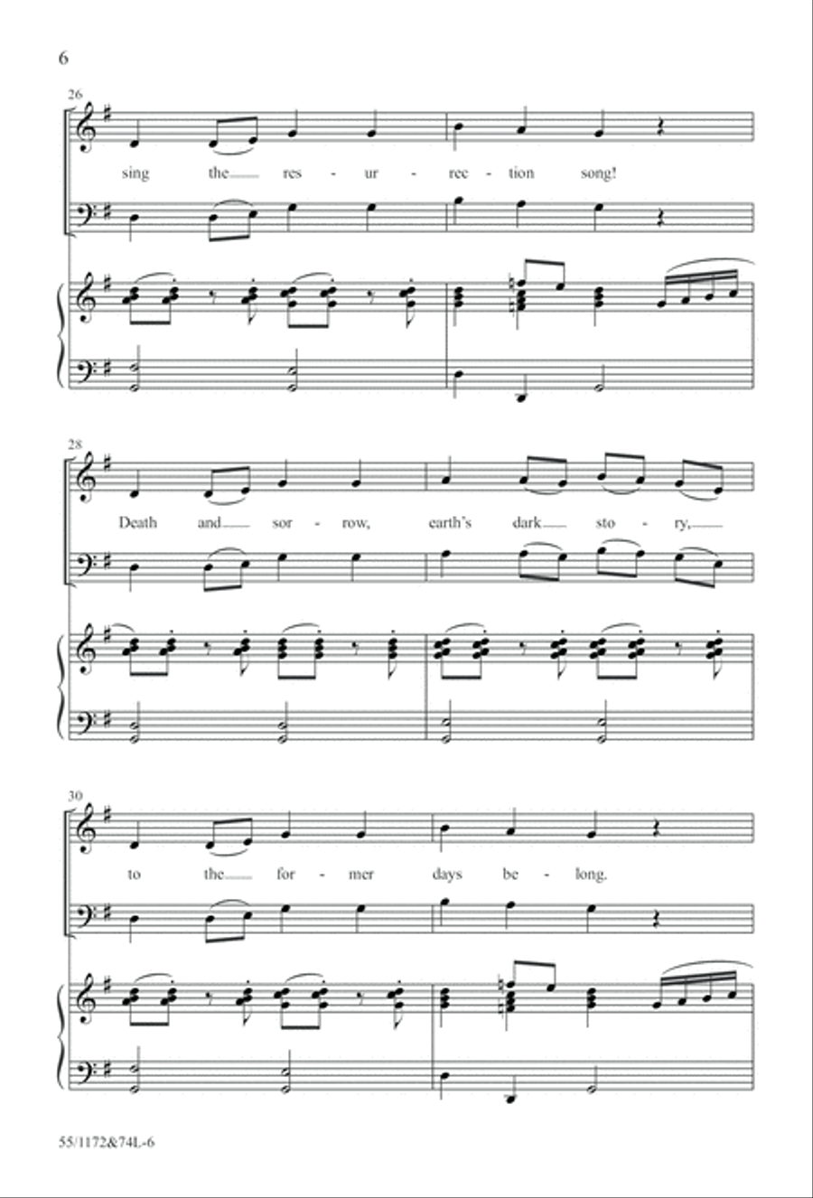 The Easter Story The Easter Story 4-Part scores gallery preview page 7